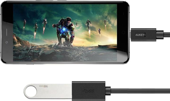 Produktbild Aukey USB-C zu (USB 3.0, 11.70 cm)
