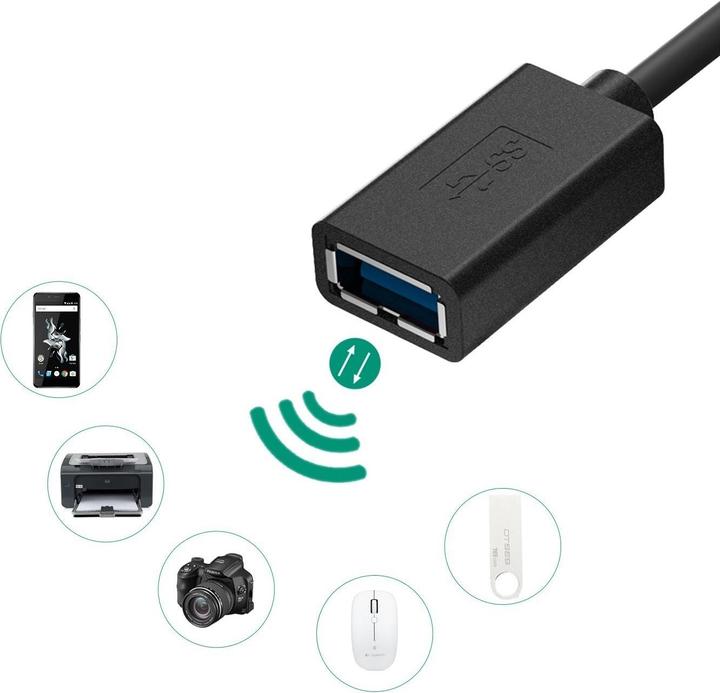 Produktbild Aukey USB-C zu (USB 3.0, 11.70 cm)