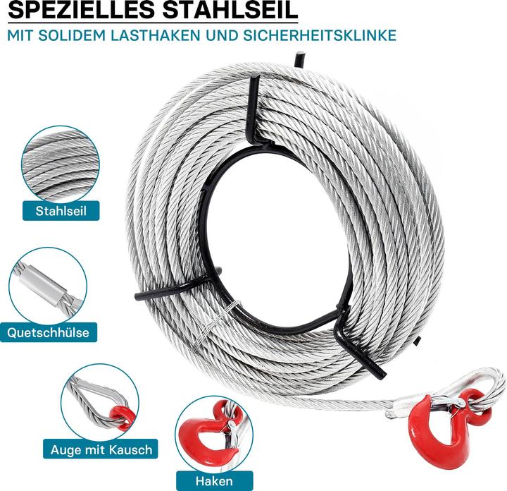 Image du produit Wiltec Treuil à câble