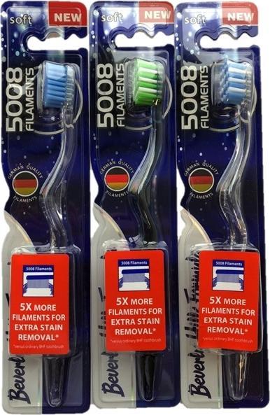 Beverly Hills Formula Beverly Hills - Formula 5008 Filament Multi-Colour Toothbrush Toothbrush (Weich, 1 x)
