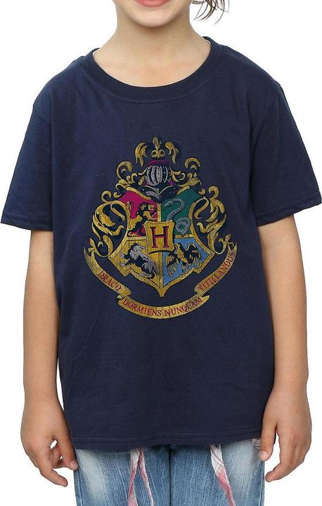 Image du produit T-shirt en coton à écusson de Poudlard pour fille (128)