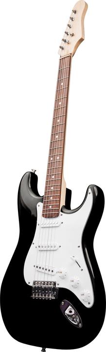 Kisai ST6 Standard Electric Guitar, black (Guitare électrique)