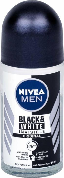 NIVEA Men Men Invisible For Black & White 48h (Roll-on, 50 ml)