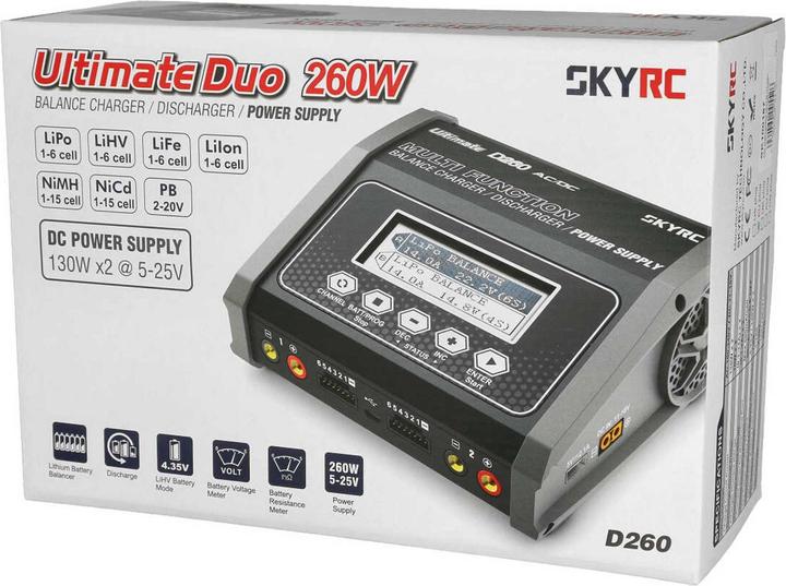 Immagine prodotto SkyRC D260 LiPo 1-6s 14A 260W