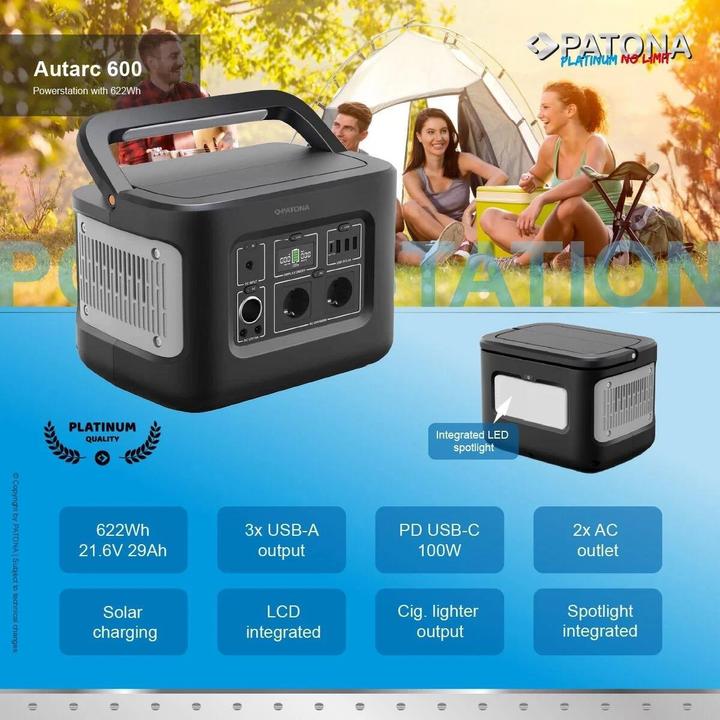 Produktbild Patona Powerstation (622 Wh, 6.75 kg)