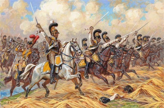 Actual product image Zvezda 1/72 Saxon Cuirassiers