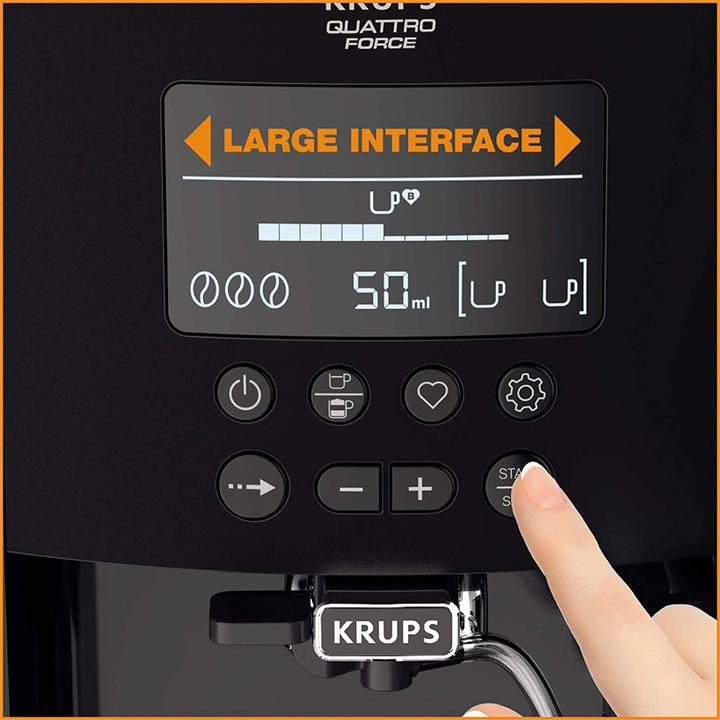 Actual product image Krups Arabica Latte Quattro Force