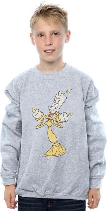 Actual product image Disney Boys Beauty And The Beast Lumiere Distressed Sweatshirt (140, 146)