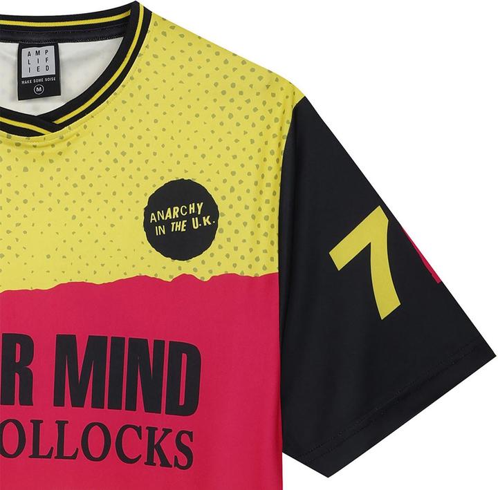 Actual product image Amplified Unisex Adult Never Mind The Bollocks Rock FC Sex Pistols T-Shirt (S)