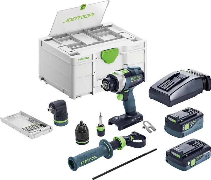 Festool Akku-Schlagbohrschrauber TPC 18/4 5,0/4,0 I-Set (Akkubetrieb)