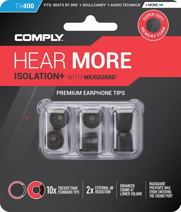 Actual product image Comply Tx-400