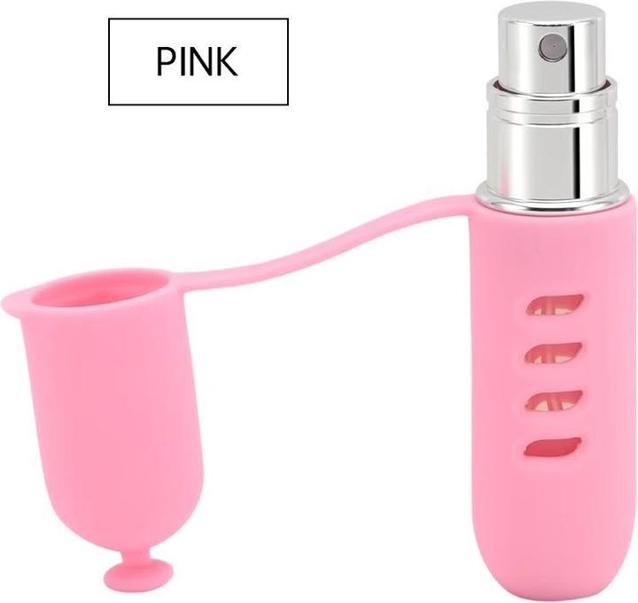 Swissdetector 1 Pc - Mini Parfümzerstäuber leer - 5Ml - Pink (5 ml)