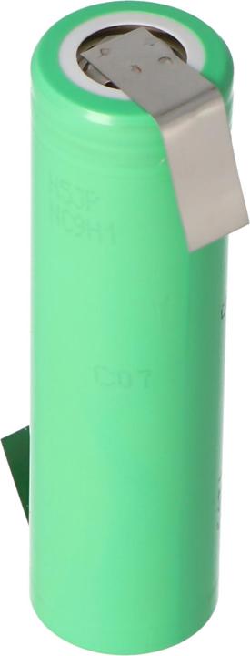 Actual product image Samsung Battery INR18650 25R unprotected with solder tag Z (1 pcs., 18650, 2500 mAh)