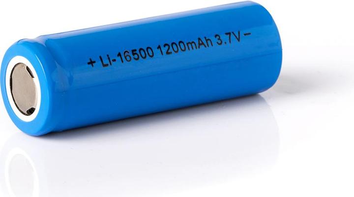 Actual product image Keeppower Li-ion battery 16500 with 1200mAh 3.7V, 49.6x16.3mm (1 pcs., 16500, 1200 mAh)