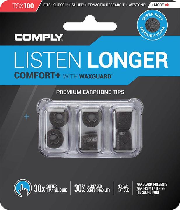 Actual product image Comply Comfort Plus Tsx-100 (Universal)