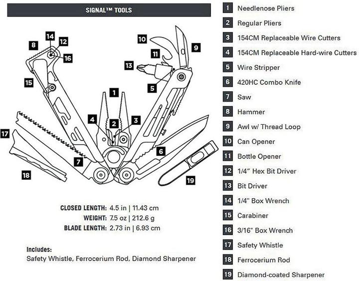 Produktbild Leatherman Signal (19 Funktionen)