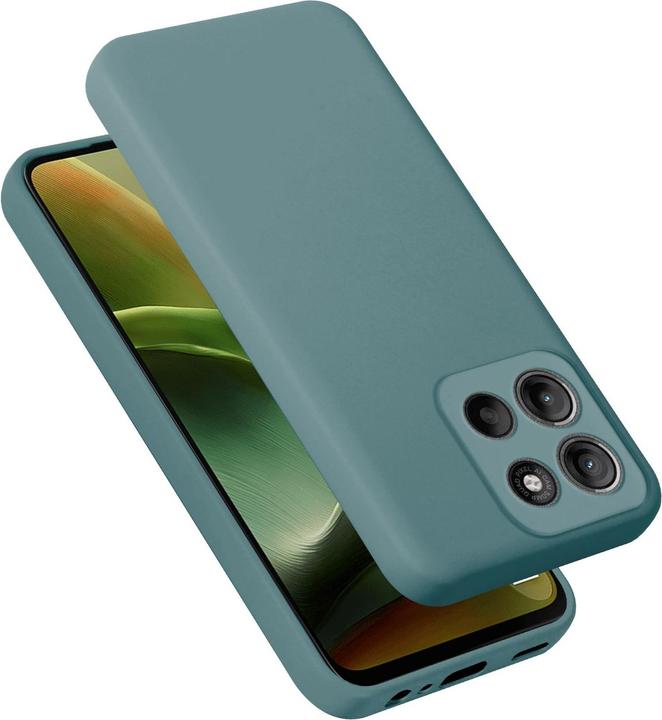 Actual product image Cadorabo Case for Motorola Moto G15 TPU Liquid Silicone Cover (Motorola Moto C)