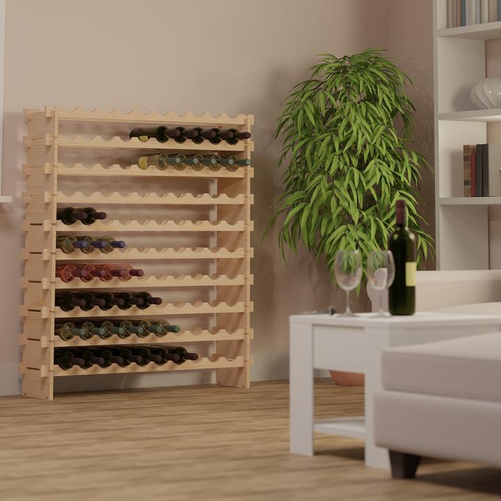 Image du produit Relaxdays Weinregal (103 x 25 x 120 cm)