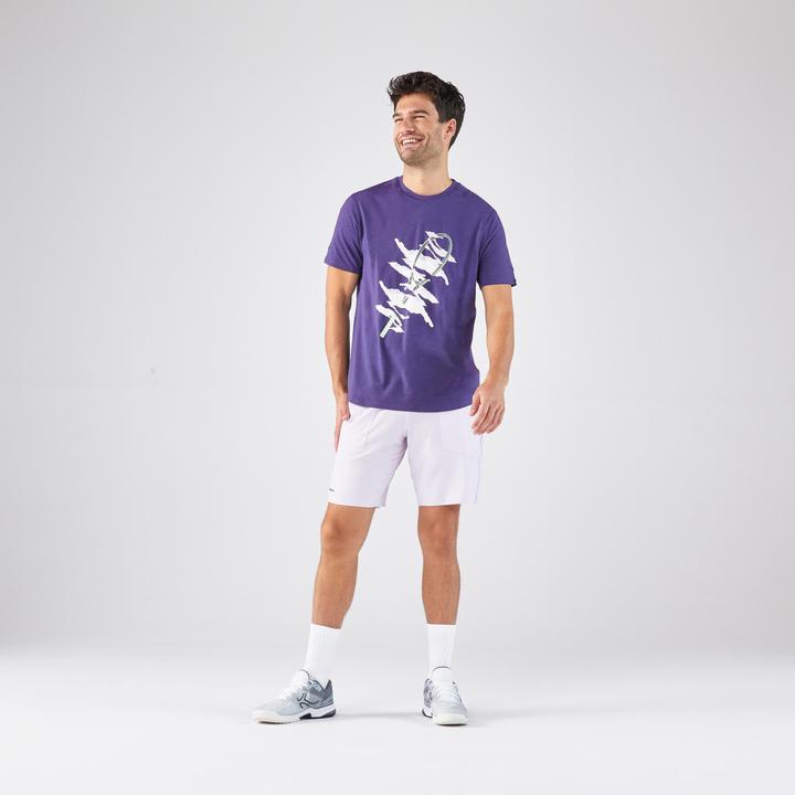 Actual product image Artengo Herren Tennis T-Shirt - TTS Soft violett (XL)