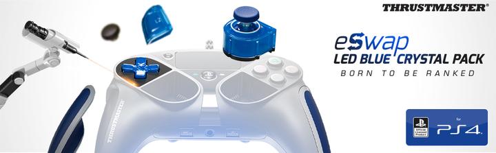 Immagine prodotto Thrustmaster eSwap X Led Blu Crystal Pack (PC, Xbox One S, Xbox Series X)