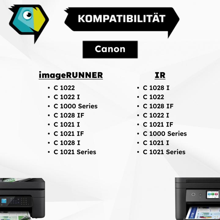 Image du produit Inkadoo Multipack kompatibel zu Canon 1660 B 006 enthält 4x Tonerkartusche (M, Y, C, CF)