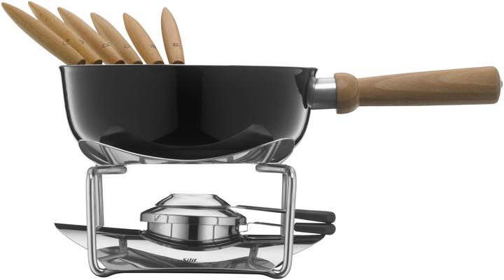 Produktbild Silit Käsefondue-Set 9-teilig Fondue für 6 Personen Silargan Funktionskeramik induktionsgeeignet (Käsefondue)