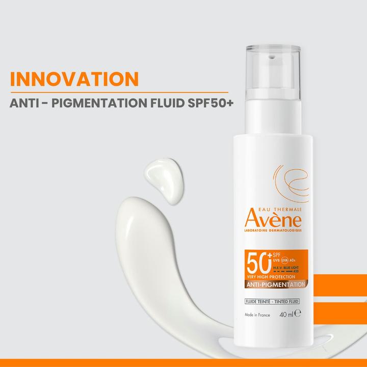 Actual product image Avène Sun Expert Anti-Pigmentation Fluid SPF50+ 40ml (Suntan cream, SPF 50+, 40 ml, 0.04 g)