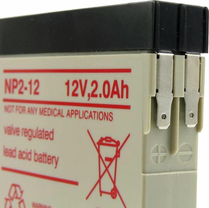 Actual product image Yuasa Battery NP2-12 (12 V, 2 Ah)