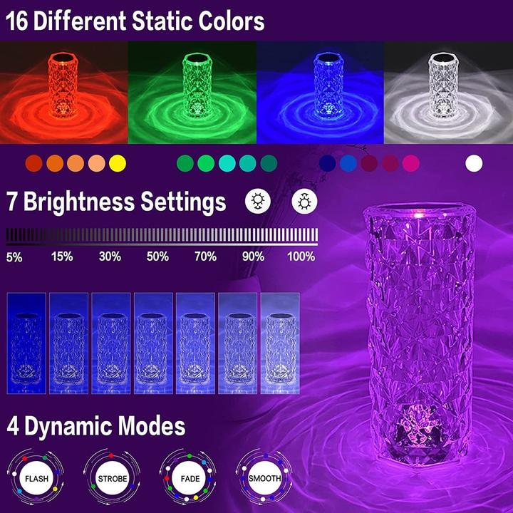 Image du produit Cbx Lampe à effet cristal LED