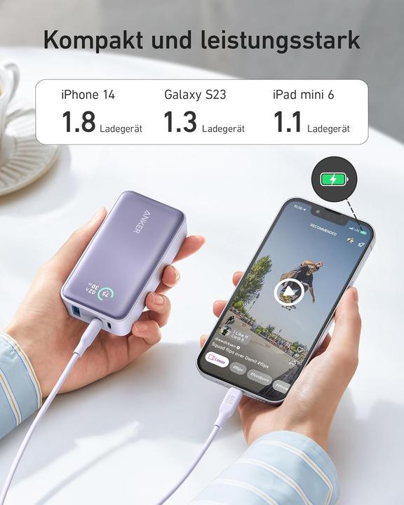 Immagine prodotto Anker Powerbank 533 (10000 mAh, 30 W)