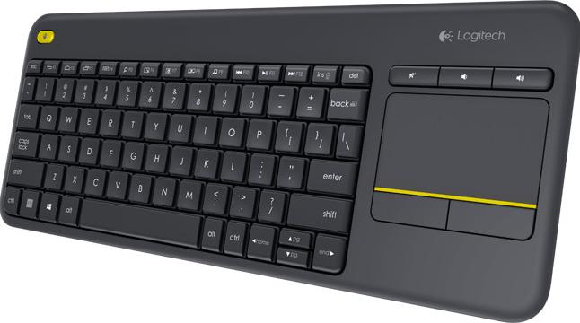 Image du produit Logitech Clavier tactile sans fil K400+ 920-007133 (ING. Int., Sans fil)