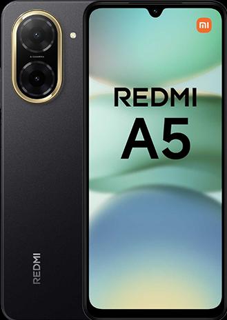 Produktbild Xiaomi Redmi A5 4G (64 GB, Midnight Black, 6.88", Dual SIM + SD, 32 Mpx, 4G)