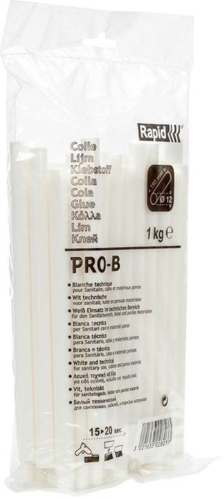Actual product image Rapid PRO-B glue sticks Ø12x190mm 1.0 kg, bag