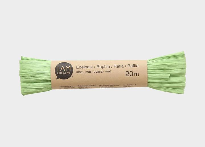 Immagine prodotto I Am Creative Rafia fine, opaca, verde erba
