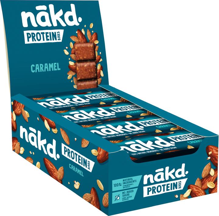 Produktbild Nakd Protein Caramel Riegel - 45g (Karamell, 16 Stk., 780 g)
