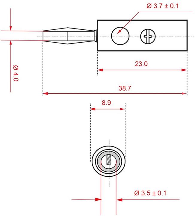 Actual product image Goobay Banana plug
