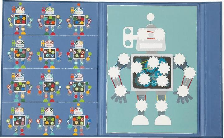 Actual product image Scratch Magnet game robot (English)