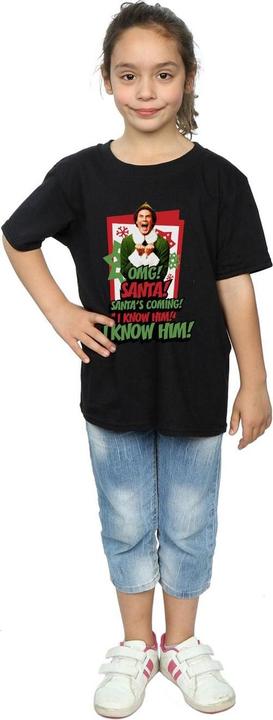 Immagine prodotto Elf OMG Santa Maglietta Ragazze (152, 158)