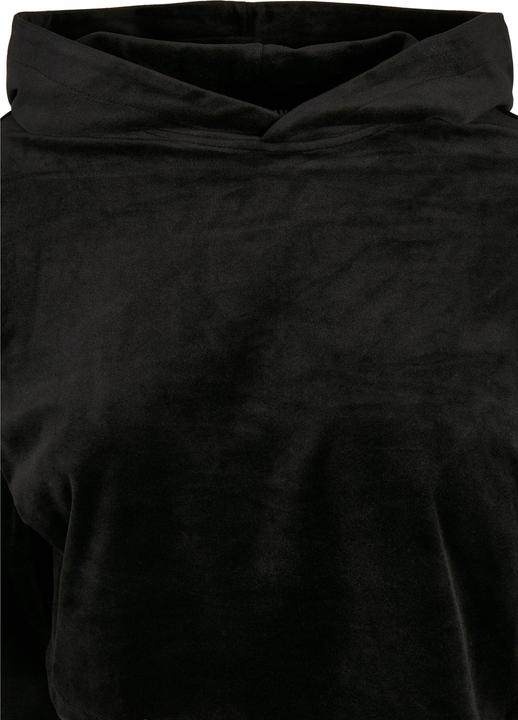 Image du produit Urban Classics Sweat à capuche croisé en velours pour femmes (S)