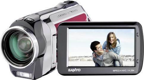 Sanyo Xacti VPC-SH1, FullHD, 23x optical zoom, red (50 x)