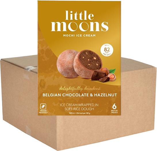 Actual product image Little Moons Mochi Ice Cream (Chocolate & Hazelnut) (1920 g)