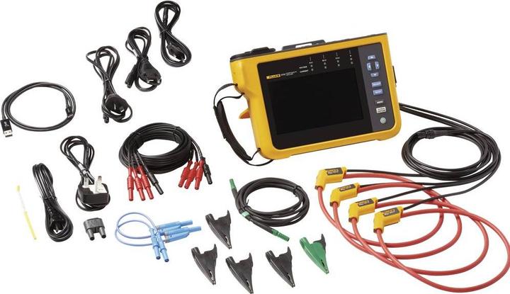Actual product image Fluke 1777, Power Quality Analyser Mains analyser with logger function, incl. current clamps 1 set (CAT III 1000V, CAT IV 600V)