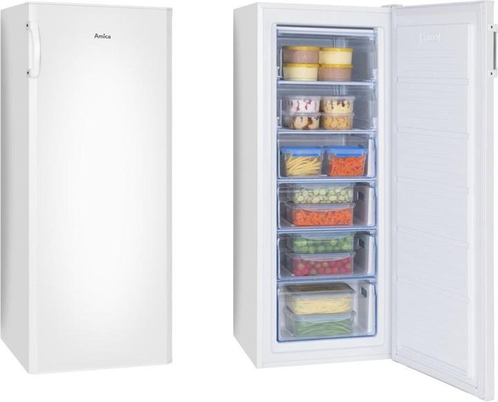 Actual product image Amica Freezer GS 324 100 W WxHxD 55 x 141 x 60 cm (Stand-alone, 155 l)