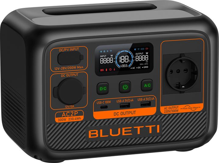 Immagine prodotto Bluetti AC2P (230.40 Wh, 3.60 kg)