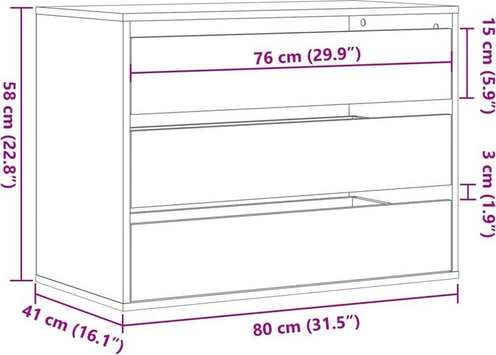 Image du produit VidaXL Alouette (80 x 41 x 58 cm)