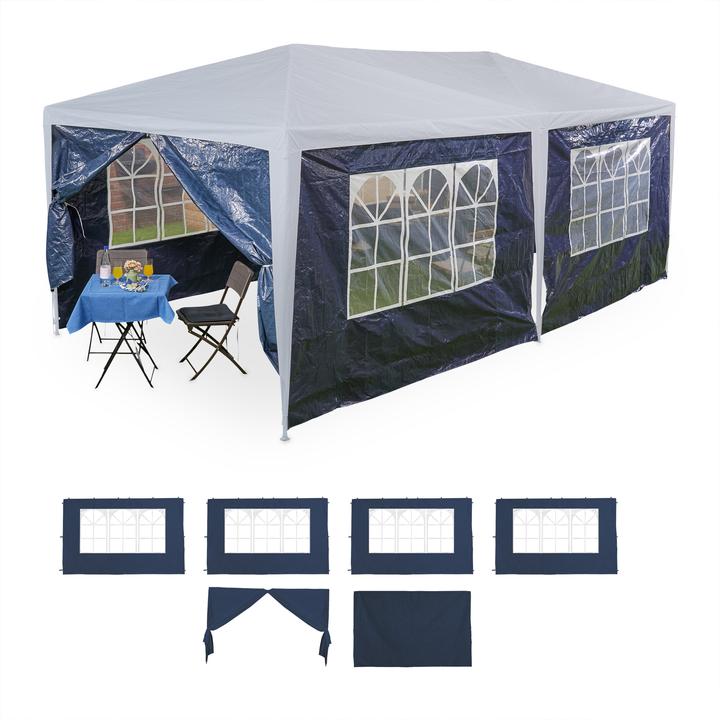 Actual product image Relaxdays 6x pavilion side wall (10 cm, 300 cm)