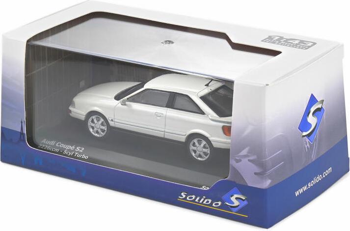 Actual product image Solido 1:43 Audi S2 Coupe white