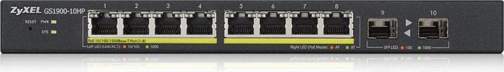 Actual product image Zyxel GS1900-10HP (10 Ports)