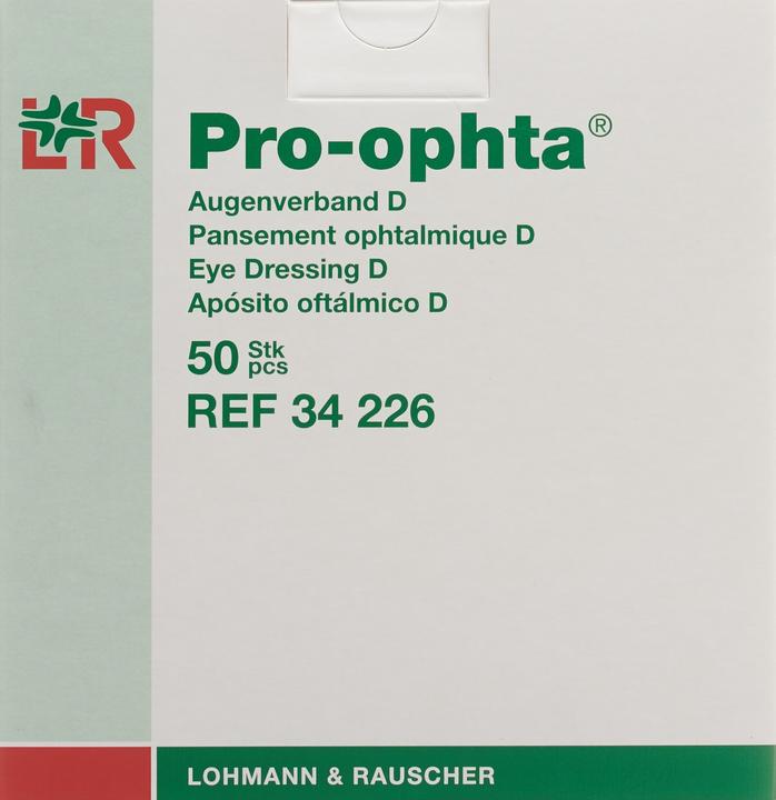 Produktbild Pro Ophta D Augenverband lichtdicht hautfarbig (50 x)