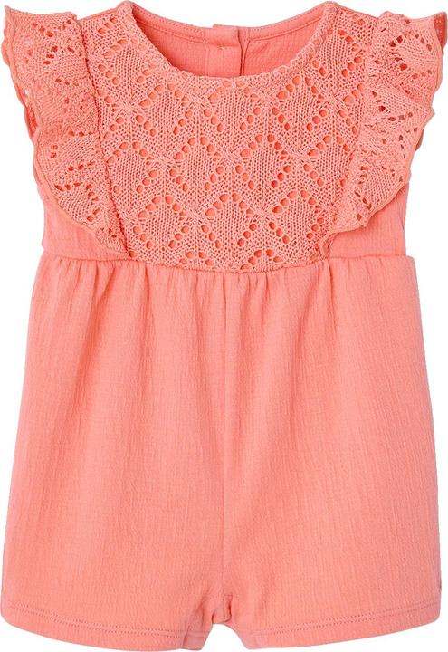 Image du produit Vertbaudet Mädchen Baby Overall mit gehäkeltem Oberteil (74)
